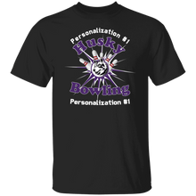 Load image into Gallery viewer, Bowling-white text G500 5.3 oz. T-Shirt