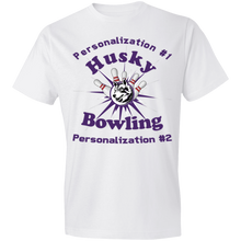 Load image into Gallery viewer, Bowling-purple text 980 Lightweight T-Shirt 4.5 oz