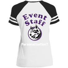 Load image into Gallery viewer, DM476 District Ladies&#39; Game V-Neck T-Shirt event