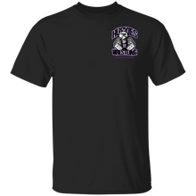 Load image into Gallery viewer, Wrestling-Purple-text G500 Gildan 5.3 oz. T-Shirt