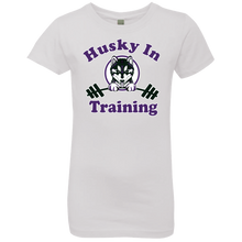 Load image into Gallery viewer, Husky in training NL3710 Next Level Girls&#39; Princess T-Shirt