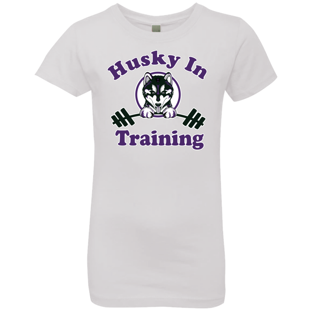 Husky in training NL3710 Next Level Girls' Princess T-Shirt