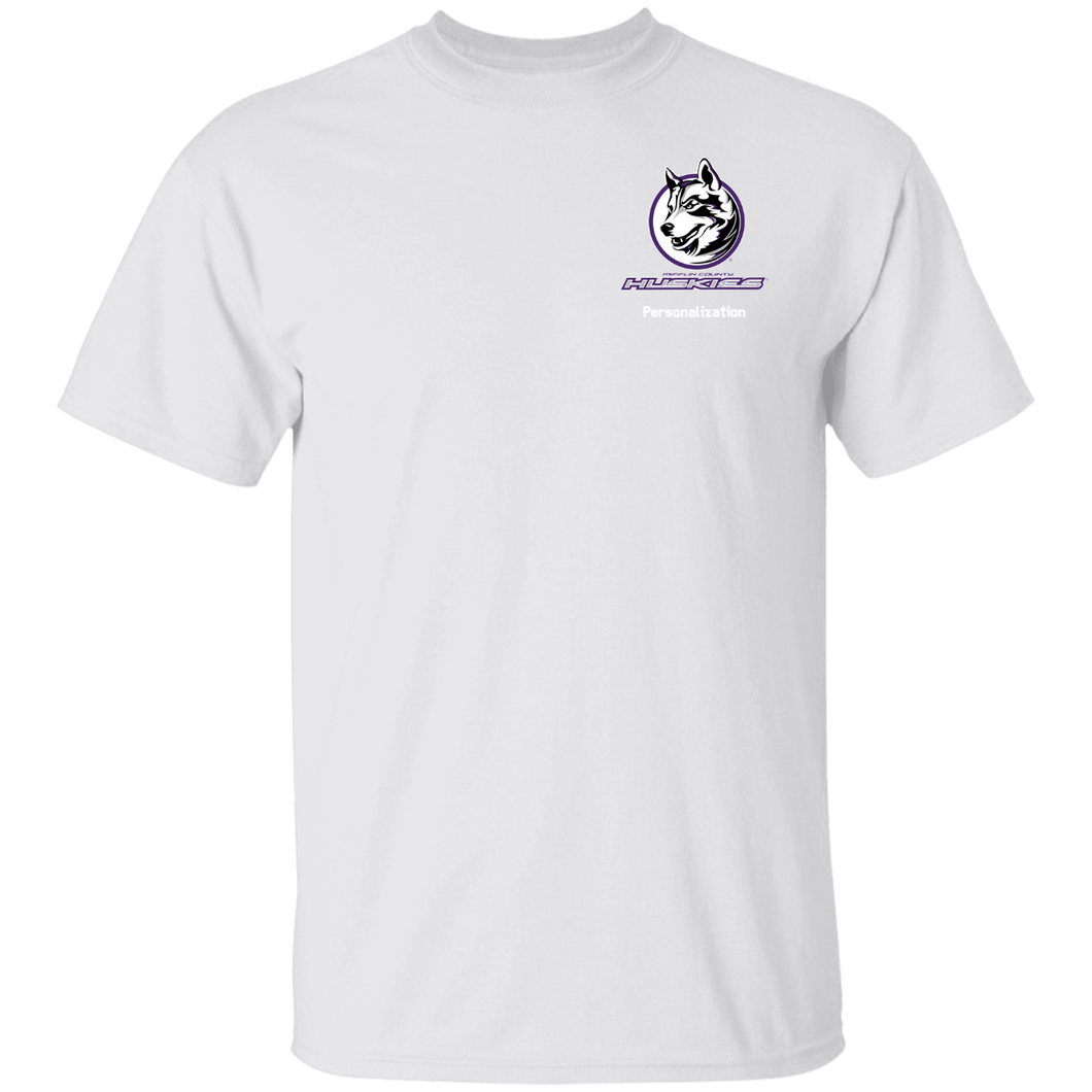 Logo with White Custom Text G500 Gildan 5.3 oz. T-Shirt