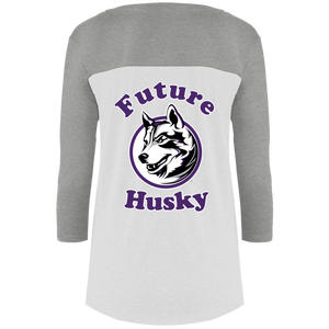 Husky in training DT2700 District Juniors' Rally 3/4 Sleeve T-Shirt