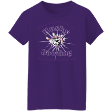 Load image into Gallery viewer, Bowling-purple text G500L Ladies' 5.3 oz. T-Shirt