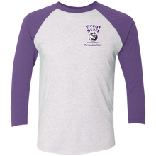 Load image into Gallery viewer, NL6051 Next Level Tri-Blend 3/4 Sleeve Baseball Raglan T-Shirt event