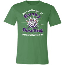 Load image into Gallery viewer, Bowling-white text 3001C Unisex Jersey Short-Sleeve T-Shirt