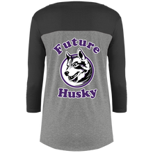 Load image into Gallery viewer, Husky in training DT2700 District Juniors&#39; Rally 3/4 Sleeve T-Shirt