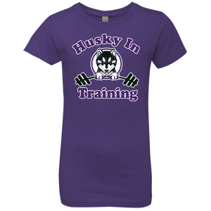 Husky in training NL3710 Next Level Girls' Princess T-Shirt