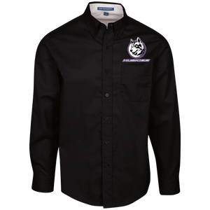 full_logo_embroidery S608 Port Authority Men's LS Dress Shirt