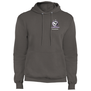 Logo with White Custom Text PC78H Port & Co. Core Fleece Pullover Hoodie