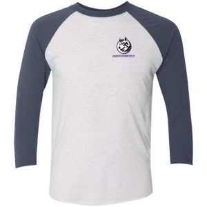 NL6051 Next Level Tri-Blend 3/4 Sleeve Baseball Raglan T-Shirt