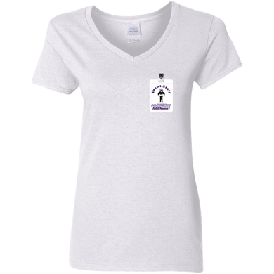 G500VL Gildan Ladies' 5.3 oz. V-Neck T-Shirt event