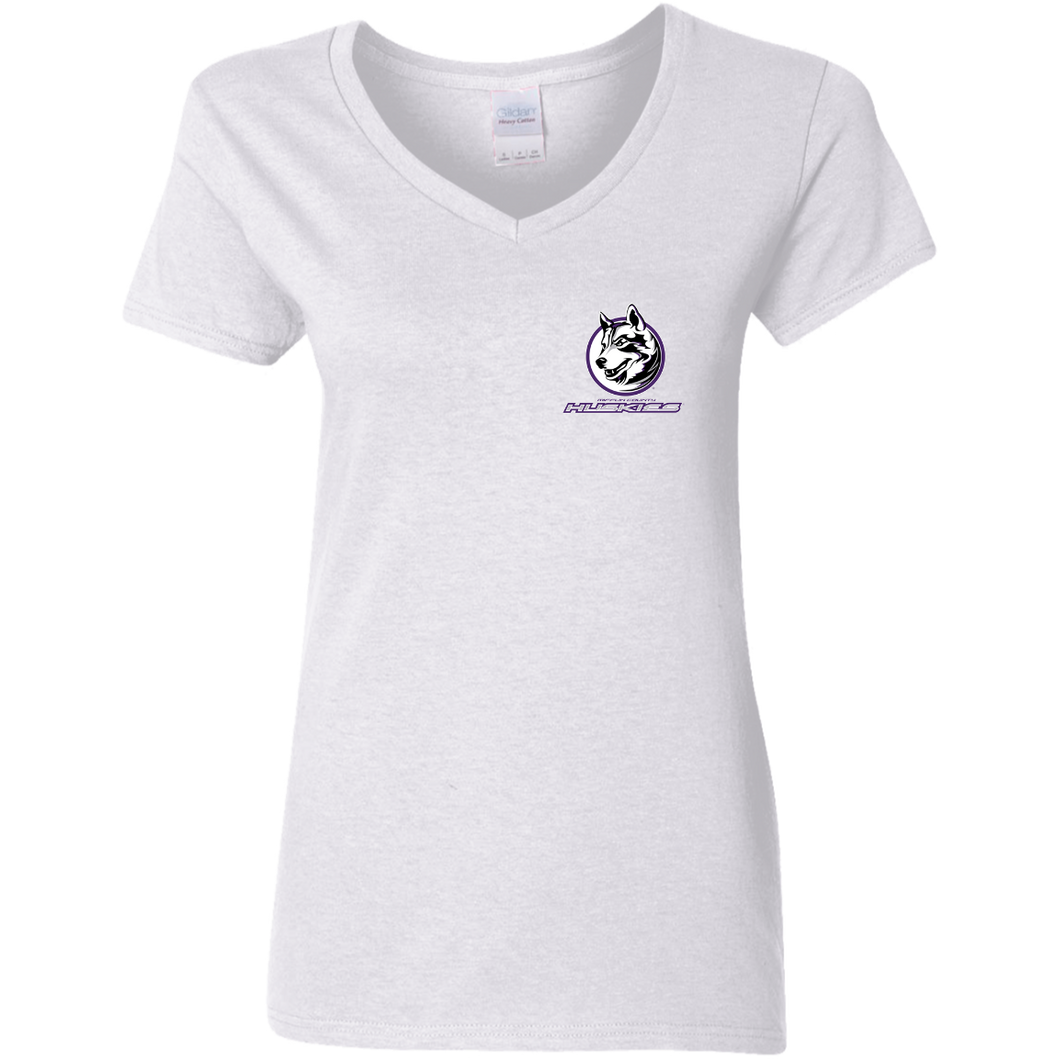 G500VL Gildan Ladies' 5.3 oz. V-Neck T-Shirt