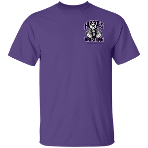 Wrestling-Purple-text G500 Gildan 5.3 oz. T-Shirt