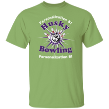 Load image into Gallery viewer, Bowling-white text G500 5.3 oz. T-Shirt