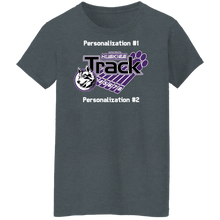 Load image into Gallery viewer, Track-white text G500L Ladies' 5.3 oz. T-Shirt