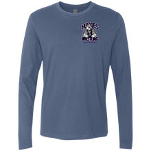 Load image into Gallery viewer, Wrestling-Purple-text NL3601 Next Level Men's Premium LS