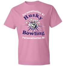 Load image into Gallery viewer, Bowling-white text 980 Lightweight T-Shirt 4.5 oz