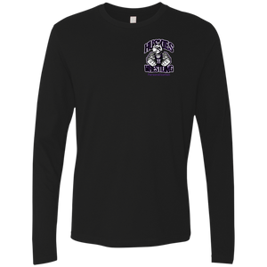 Wrestling-Purple-text NL3601 Next Level Men's Premium LS