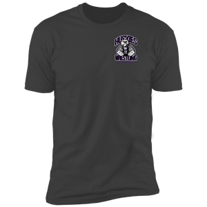 Wrestling-Purple-text NL3600 Next Level Premium Short Sleeve T-Shirt