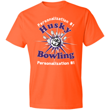 Load image into Gallery viewer, Bowling-white text 980 Lightweight T-Shirt 4.5 oz