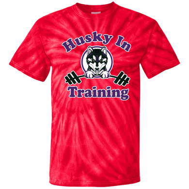 Husky in training CD100Y Youth Tie Dye T-Shirt