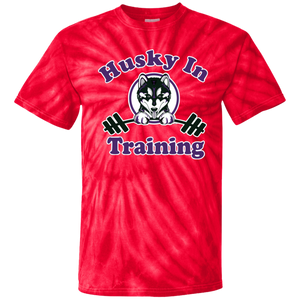Husky in training CD100Y Youth Tie Dye T-Shirt