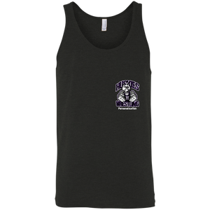 Wrestling-White-text 3480 Bella + Canvas Unisex Tank