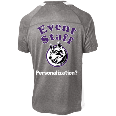 ST361 Sport-Tek Heather Colorblock Poly T-Shirt event