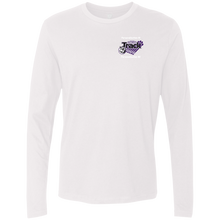 Load image into Gallery viewer, Track-white text NL3601 Next Level Men's Premium LS