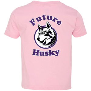 Husky in training 3321 Rabbit Skins Toddler Jersey T-Shirt