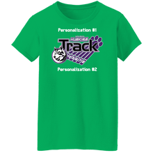Load image into Gallery viewer, Track-white text G500L Ladies' 5.3 oz. T-Shirt