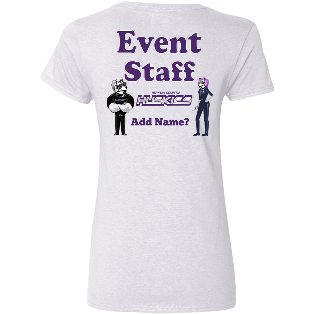 G500VL Gildan Ladies' 5.3 oz. V-Neck T-Shirt event