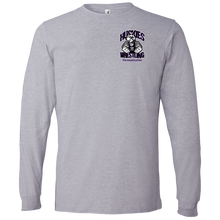 Load image into Gallery viewer, Wrestling-Purple-text 949 Anvil Lightweight LS T-Shirt