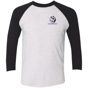 NL6051 Next Level Tri-Blend 3/4 Sleeve Baseball Raglan T-Shirt