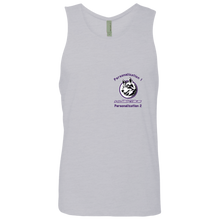 Load image into Gallery viewer, logo_outline_purple_text NL3633 Next Level Men&#39;s Cotton Tank