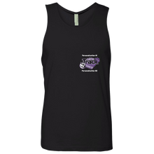 Load image into Gallery viewer, Track-white text NL3633 Next Level Men's Cotton Tank
