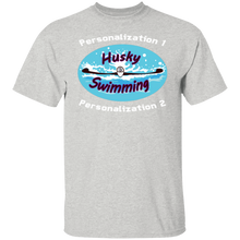 Load image into Gallery viewer, Swimming-white_text G500 5.3 oz. T-Shirt