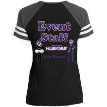 Load image into Gallery viewer, DM476 District Ladies&#39; Game V-Neck T-Shirt event