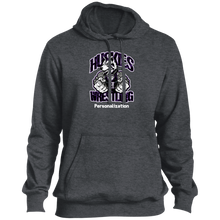 Load image into Gallery viewer, Wrestling-White-text TST254 Sport-Tek Tall Pullover Hoodie