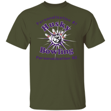 Load image into Gallery viewer, Bowling-purple text G500 5.3 oz. T-Shirt