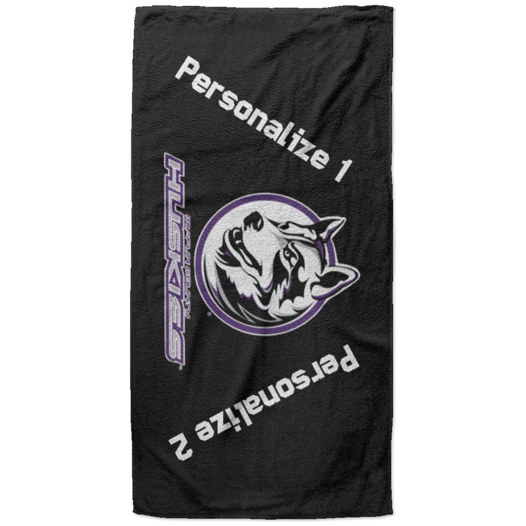 S6BETL Beach Towel - 37x74 black