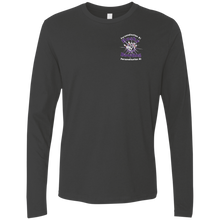 Load image into Gallery viewer, Bowling-white text NL3601 Next Level Men's Premium LS