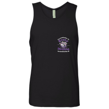 Load image into Gallery viewer, Bowling-white text NL3633 Next Level Men's Cotton Tank