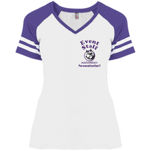 Load image into Gallery viewer, DM476 District Ladies&#39; Game V-Neck T-Shirt event