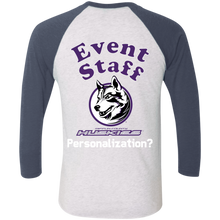 Load image into Gallery viewer, NL6051 Next Level Tri-Blend 3/4 Sleeve Baseball Raglan T-Shirt event