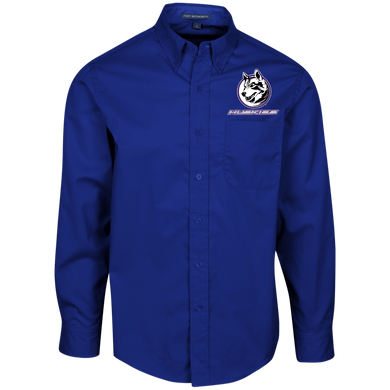 full_logo_embroidery S608 Port Authority Men's LS Dress Shirt