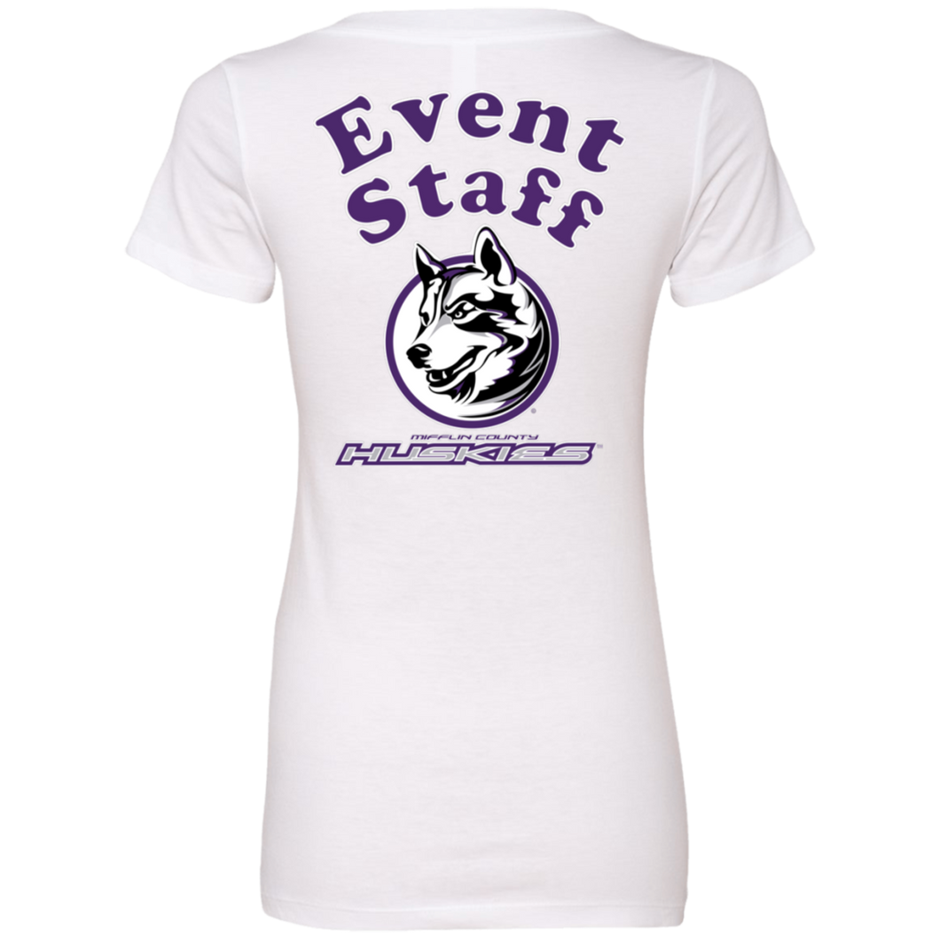 NL6640 Next Level Ladies' Deep V-Neck T-Shirt event