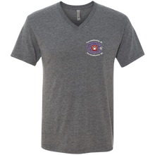Load image into Gallery viewer, Basketball-white text NL6040 Next Level Men's Triblend V-Neck T-Shirt